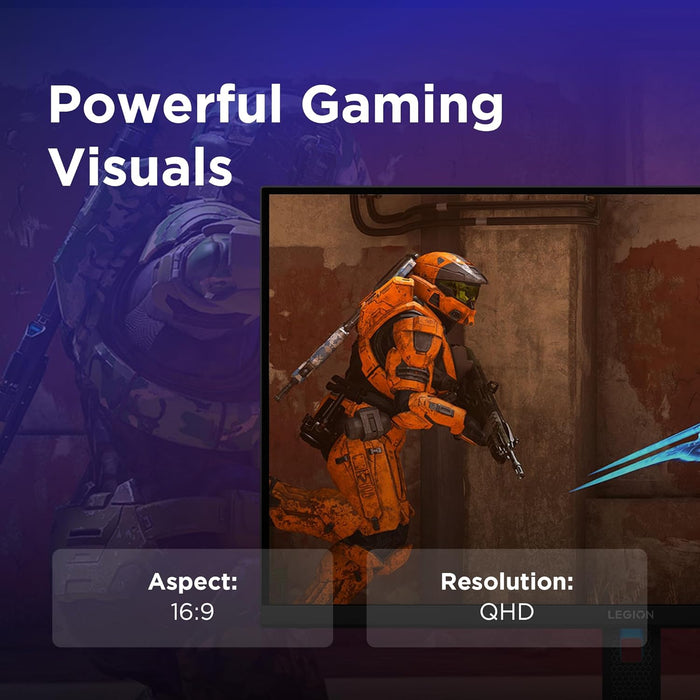 Lenovo Legion R27qe Gen 2 27" QHD 200Hz IPS Gaming Monitor – 0.5ms