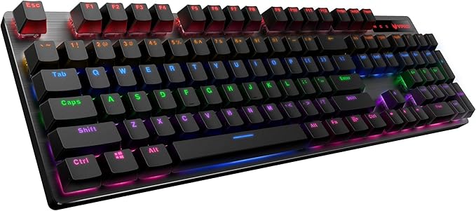 Rapoo V500Pro Mechanical Gaming Keyboard – Backlit, Black (QWERTY)