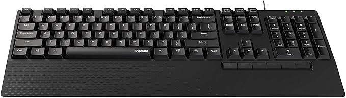 Rapoo NX2000 Wired Keyboard & Mouse Desktop Combo – Black (QWERTY