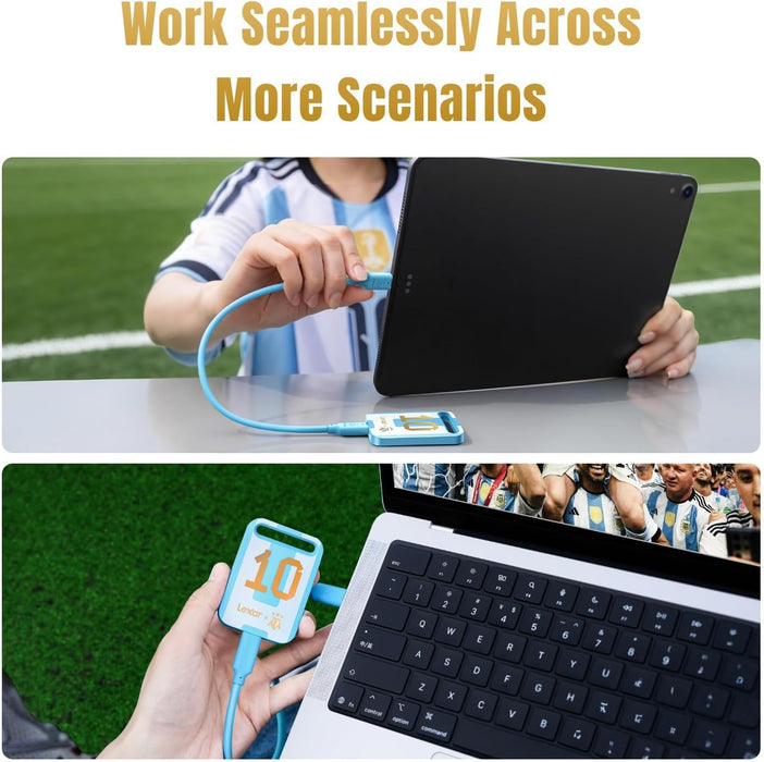 Lexar Air 512GB Portable SSD – Elite Legends Series, 390MB/s Read, 400MB/s Write