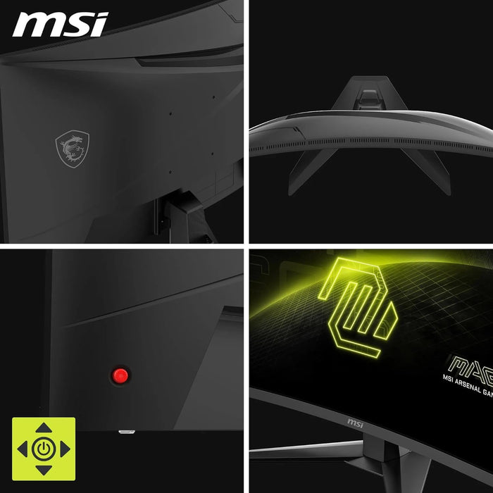 MSI MAG 275CQF E18 27-Inch WQHD Gaming Monitor – 180Hz Curved Rapid VA Display