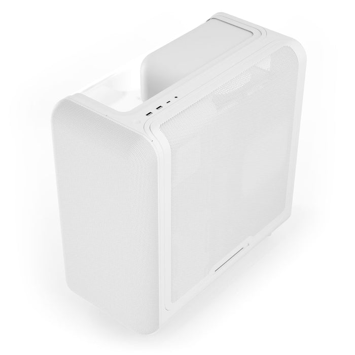 HYTE X50 Snow White Mid‑Tower Case – High Airflow / E‑ATX Support