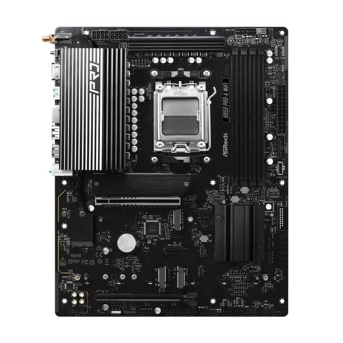 Asrock B850 Pro‑A WiFi AM5 ATX Motherboard – DDR5, PCIe 5.0, Wi‑Fi 6E, 2.5GbE