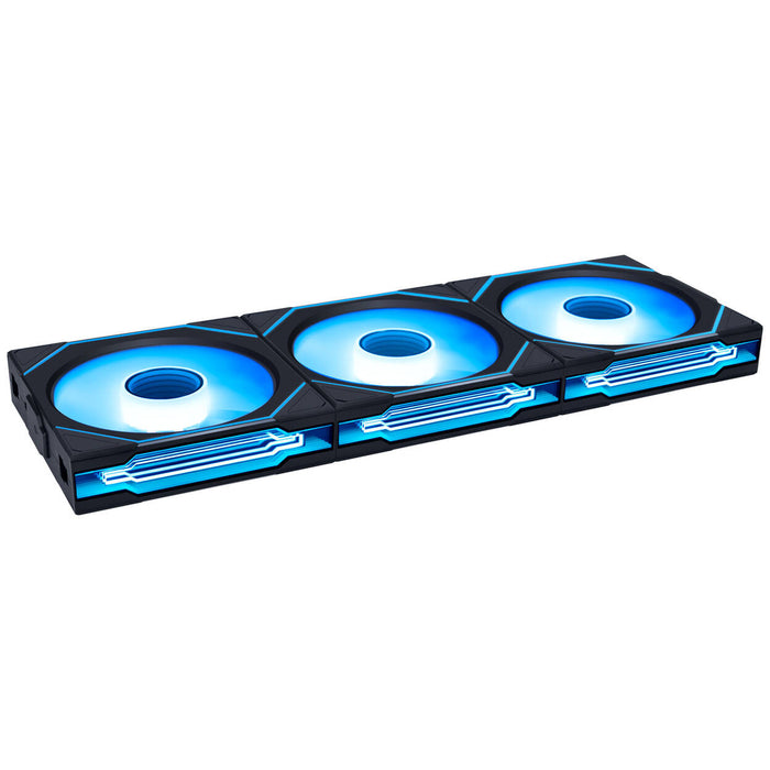 Lian Li UNI SL120 INF Wireless ARGB 120mm Triple Fan Pack Black – Infinity Mirror PWM Fans