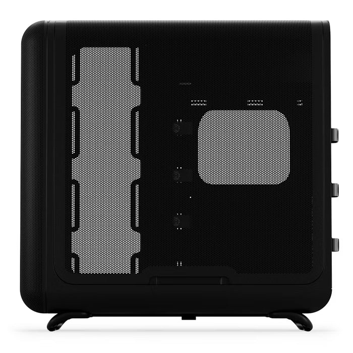 HYTE X50 Pitch Black Mid‑Tower Case – High Airflow / E‑ATX Support