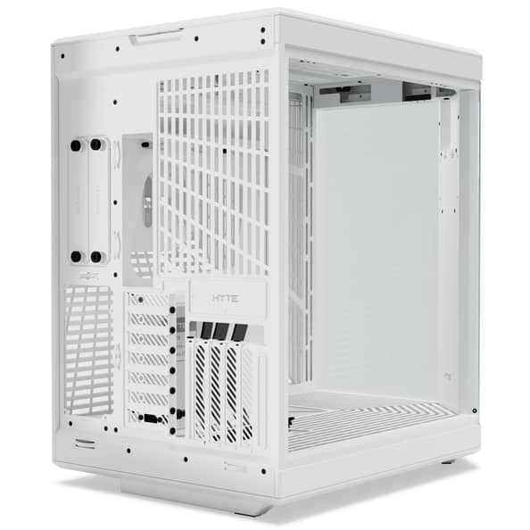 Hyte Y70 Touch Infinite Snow White E‑ATX PC Case with 14.9" Display