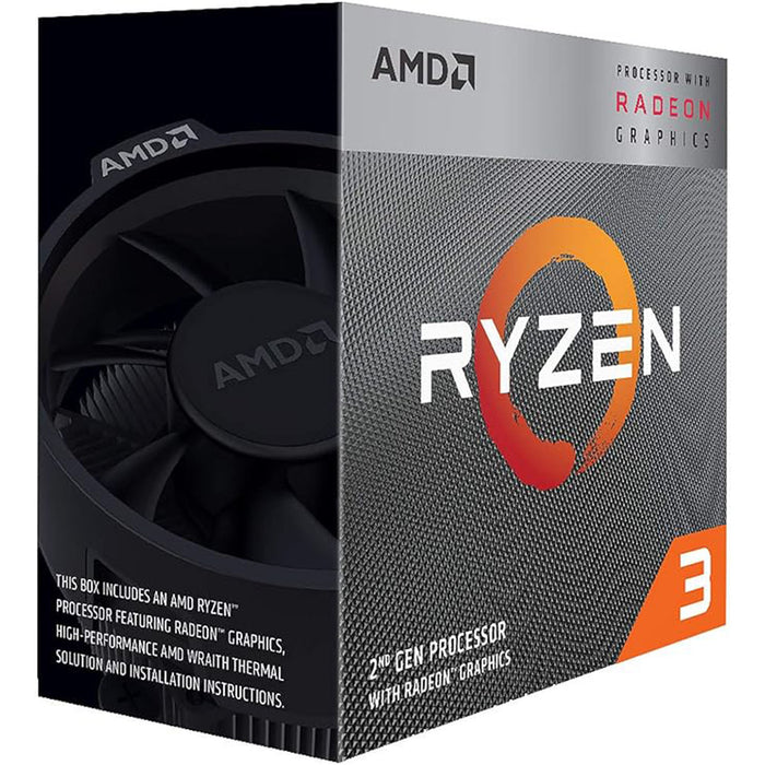 AMD Ryzen 3 3200G AM4 Processor with Radeon Vega 8 & Wraith Stealth Cooler
