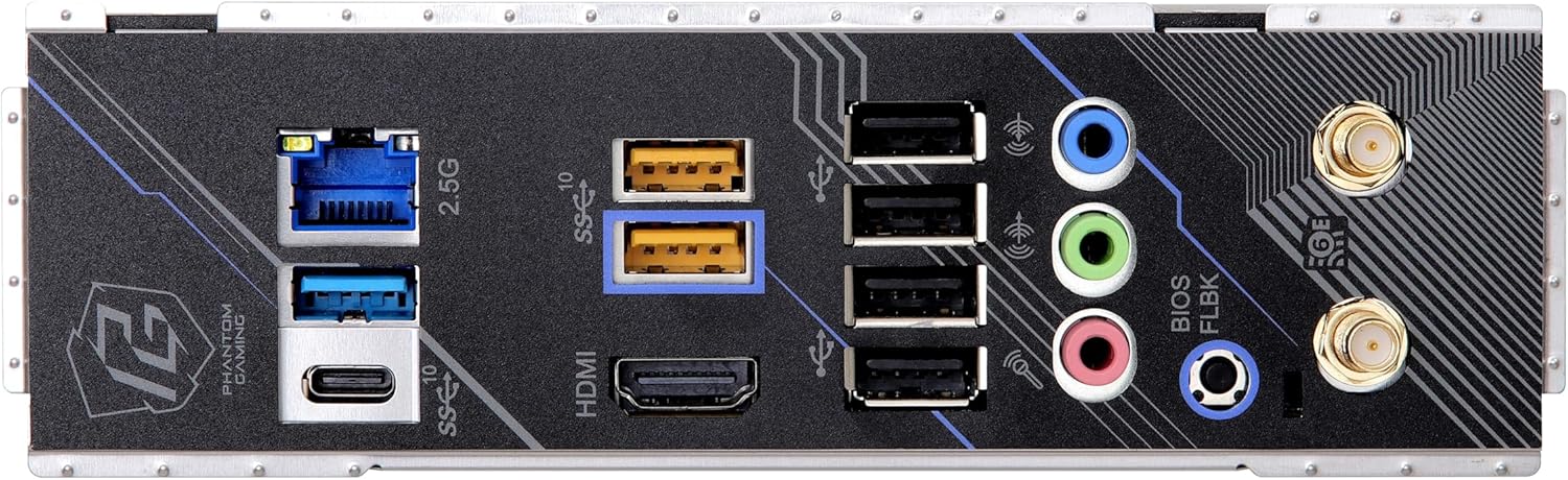 Asrock B650I Lightning WiFi Motherboard, AMD B650, AM5, Mini ITX, DDR5, Wi-Fi 6E