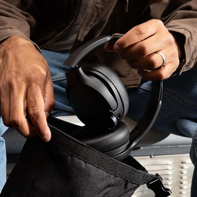 Skullcandy Crusher 1080 ANC Wireless Headphones – Bose Sound, Crusher Bass, ANC, 60h Battery, Black