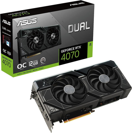 Asus Dual RTX 4070 Graphics Card 12GB DDR6X GPU