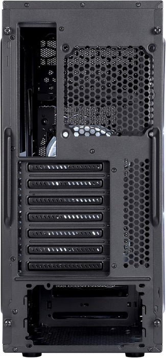 Fractal Design Focus G (Black) Gaming Case w/ Clear Window, ATX, 2 White LED Fans, Kensington Bracket