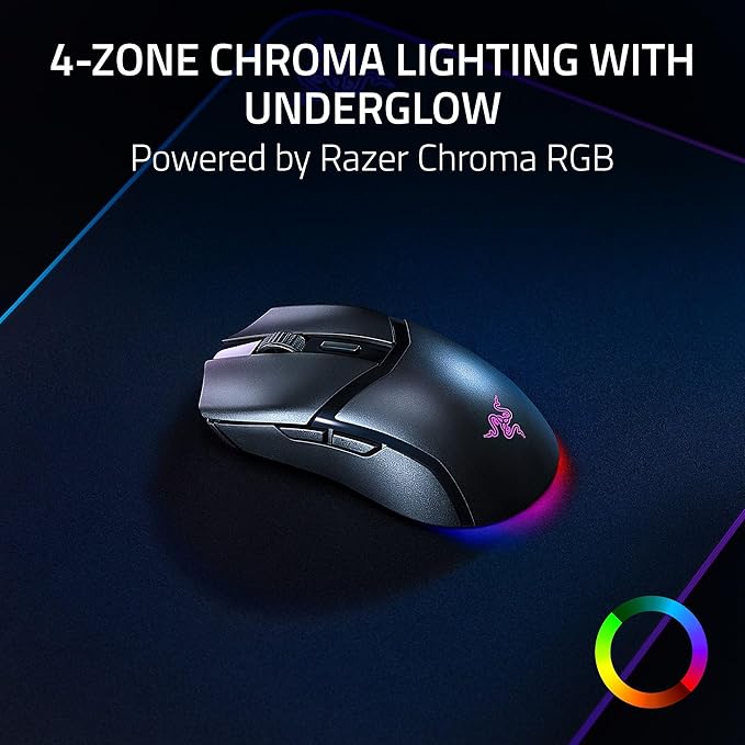 Razer Cobra HyperSpeed Lightweight Customizable Wireless Gaming Mouse & Bluetooth RGB