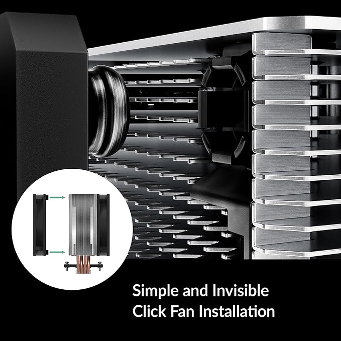 ARCTIC Freezer 36 CPU Air Cooler, Dual 120mm Push‑Pull Fans, MX‑6, Intel LGA1700 & AMD AM5– Black