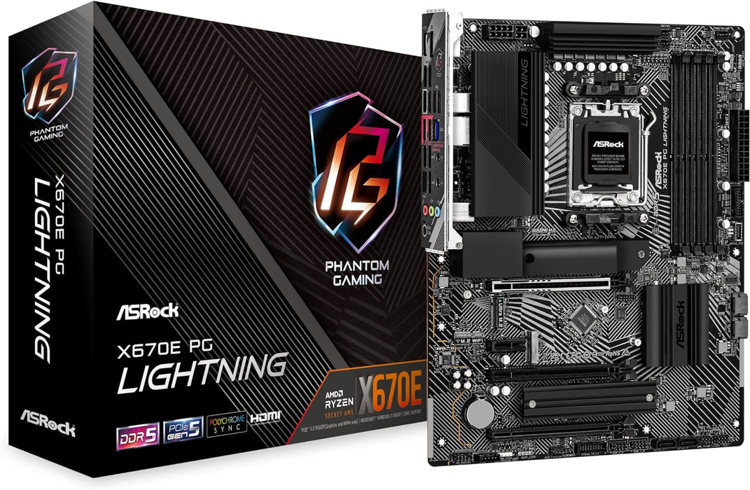 AMD Motherboard ATX X670 PG Lightning PG, AM5