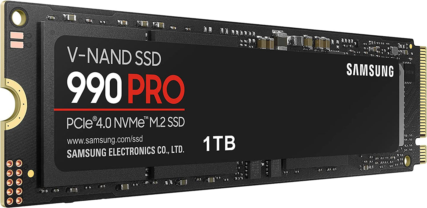 Samsung 990 Pro 1TB NVMe M.2 SSD 7450MB/s PCIe 4.0 Internal Solid State Drive for PC, Laptop, Desktop