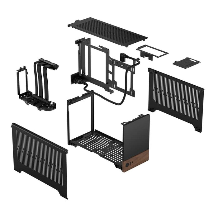 Fractal Design Terra Graphite SFF Mini-ITX PC Gaming Case, Small Form Factor Chasis, mITX, SFX