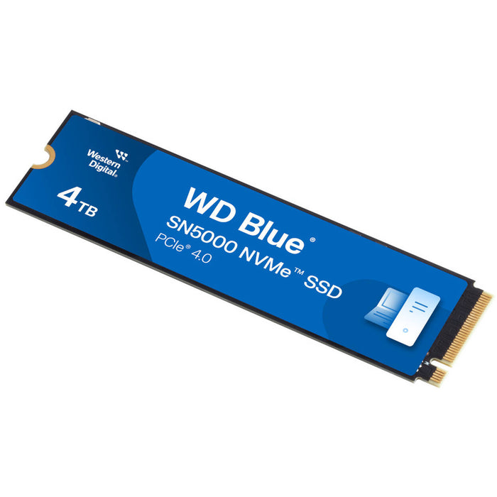 WD Blue SN5000 4TB NVMe SSD – PCIe Gen4 M.2 2280 Internal Solid-State Drive