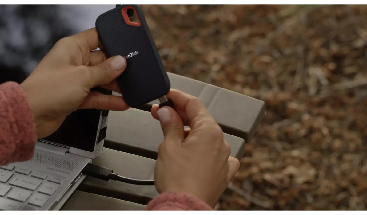 SanDisk Extreme 1TB Portable SSD – Rugged USB‑C External Solid‑State Drive, 800MB/s