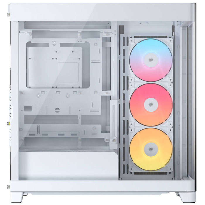 CORSAIR FRAME 4500X RS-R ARGB PC Case White – Panoramic Glass Mid-Tower, Dual 360 mm