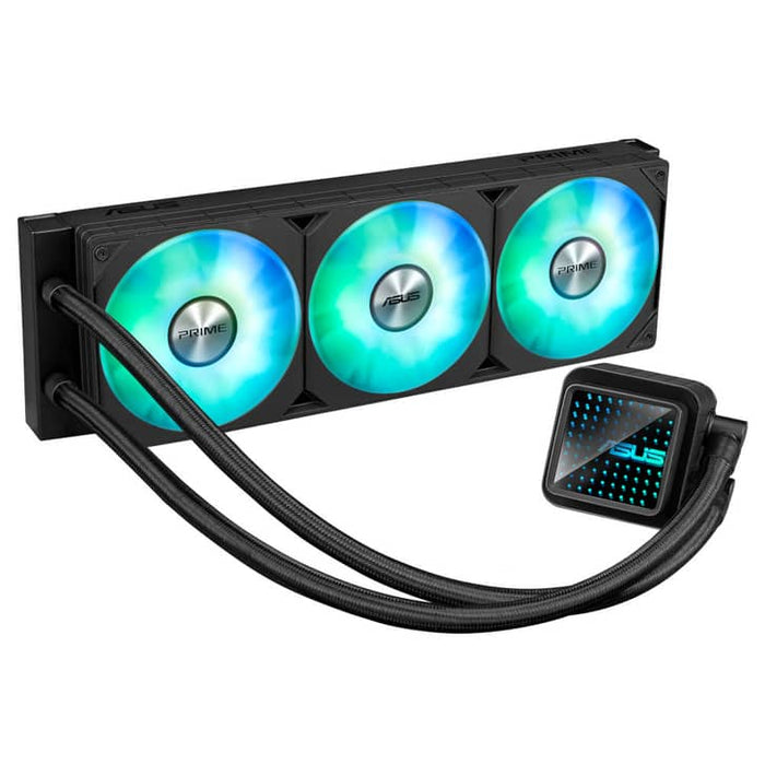 ASUS Prime LC 360 ARGB – 360mm AIO Liquid CPU Cooler, Triple 120mm ARGB Fans, Black