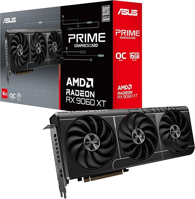ASUS Prime Radeon™ RX 9060 XT Graphics Card 16GB