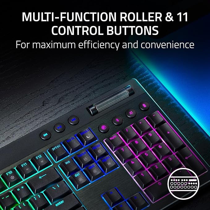 Razer BlackWidow V4 X RGB Mechanical USB Gaming Keyboard — UK