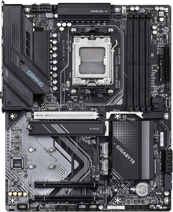 Gigabyte AMD X870 Gaming Motherboard ATX, WiFi 6, DDR5, AM5, PCIe 5.0, AMD EXPO