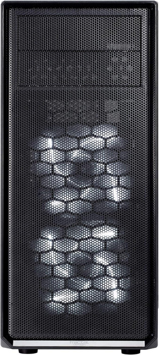Fractal Design Focus G (Black) Gaming Case w/ Clear Window, ATX, 2 White LED Fans, Kensington Bracket