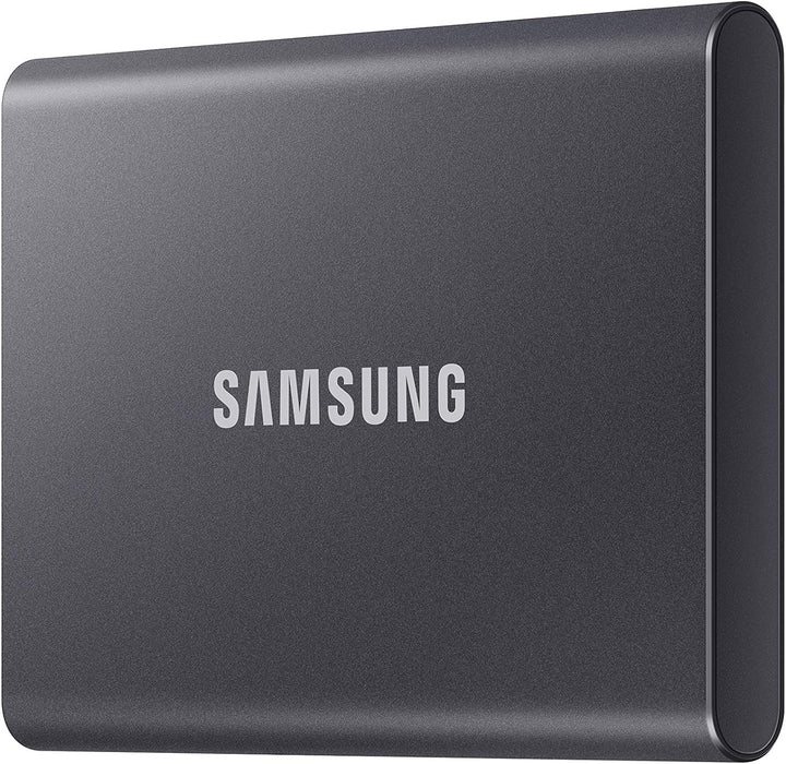 Samsung T7 2TB Portable SSD, USB 3.2 Gen 2, External Storage, Solid State Drive, Titanium Grey, MU-PC2T0T