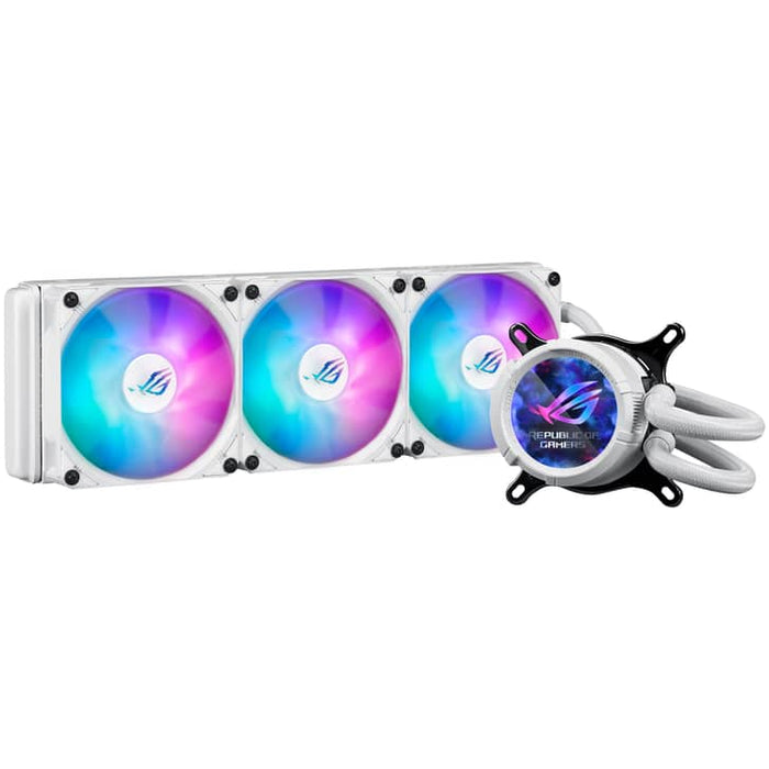 ASUS ROG Strix LC III 360 ARGB White Edition – 360mm AIO Liquid CPU Cooler