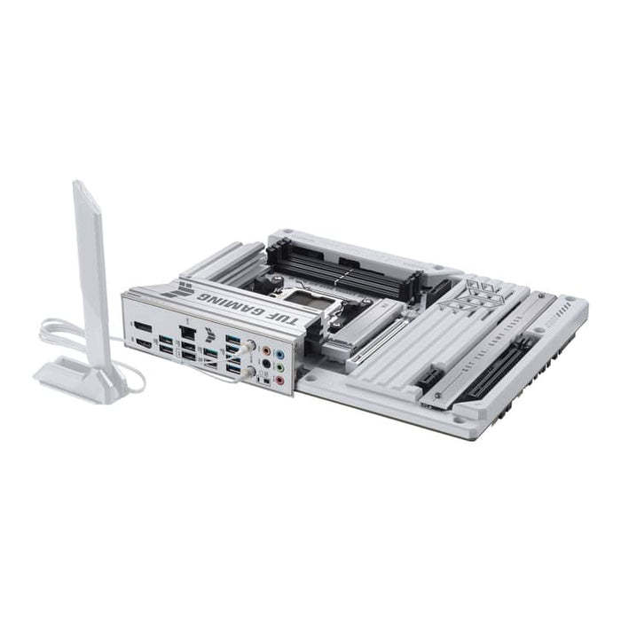 ASUS TUF GAMING B850‑BTF WIFI White – AM5 ATX Motherboard, DDR5, PCIe 5.0, Wi‑Fi 7
