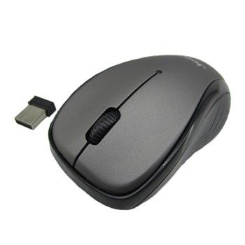 JEDEL Wireless Optical Mouse – Black, 2.4GHz, 1000 DPI