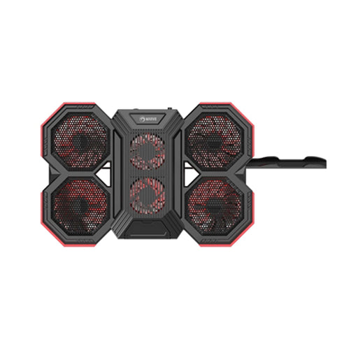 Marvo Scorpion FN‑41 Atlas 60 black laptop cooling stand with six USB‑powered fans.