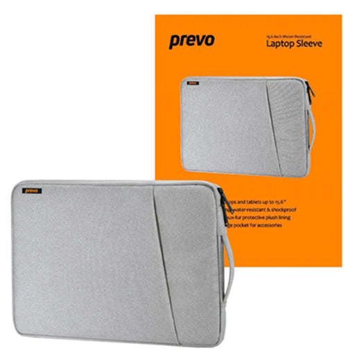 Prevo LB007GRY 15.6 Inch Laptop Sleeve Light Grey.