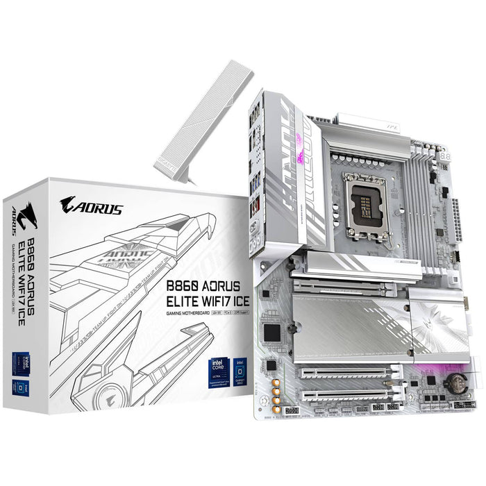 AORUS B860 AORUS ELITE WIFI 7 ICE LGA1851 DDR5 ATX Motherboard