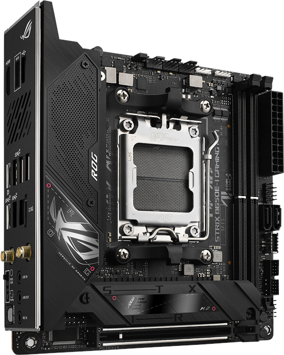 ASUS ROG Strix B650E‑I Gaming WiFi – AM5 Mini‑ITX Motherboard, DDR5, PCIe 5.0, Wi‑Fi 6E