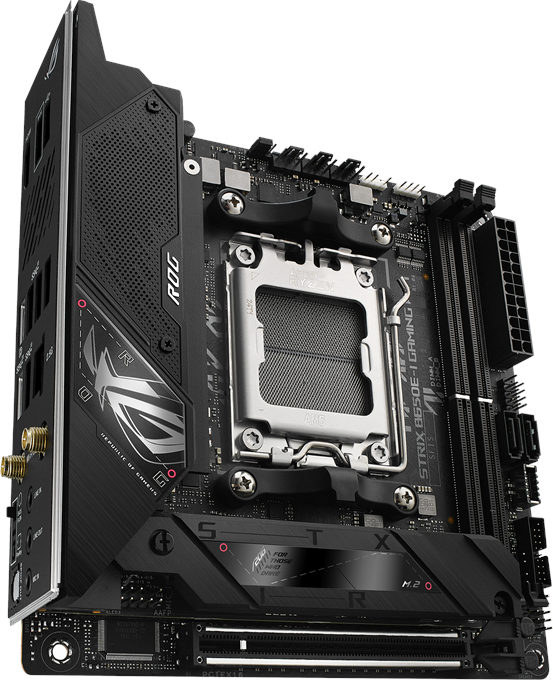 ASUS ROG Strix B650E‑I Gaming WiFi – AM5 Mini‑ITX Motherboard, DDR5, PCIe 5.0, Wi‑Fi 6E