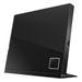 ASUS SBC‑06D2X‑U external Blu‑ray DVD combo drive, USB 2.0, black.