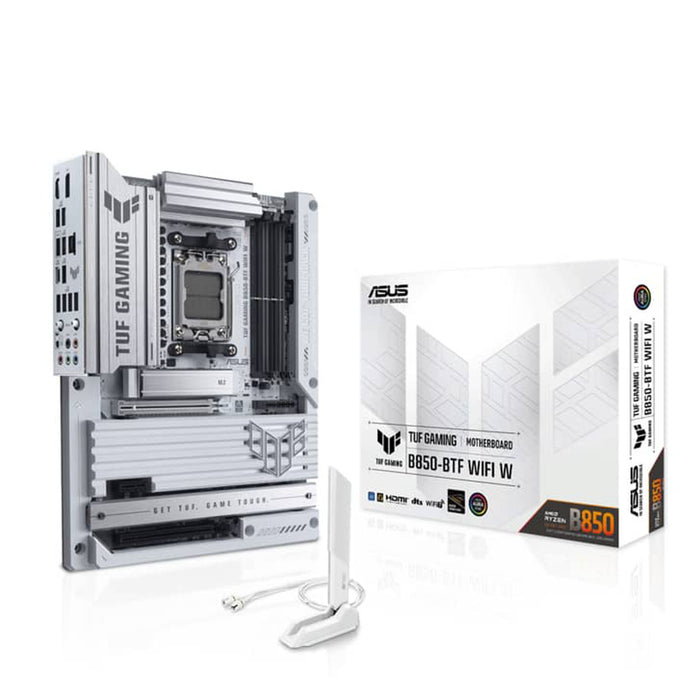 ASUS TUF GAMING B850‑BTF WIFI White AM5 DDR5 ATX Motherboard