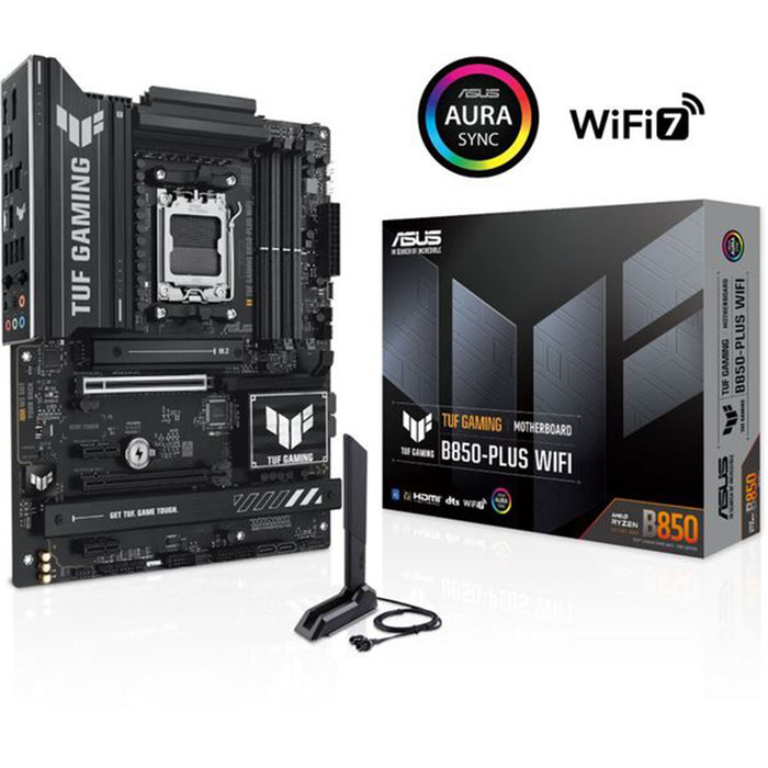 ASUS TUF GAMING B850‑PLUS WIFI AM5 DDR5 ATX motherboard with Wi‑Fi 7 and PCIe 5.0