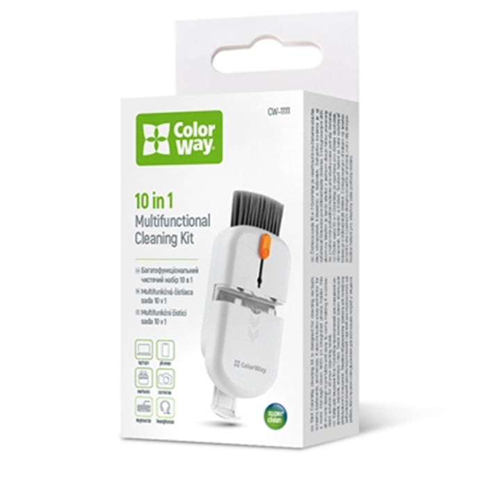 ColorWay CW‑1111 10‑in‑1 Electronics Cleaning Kit – Multi‑Tool for Screens & Devices