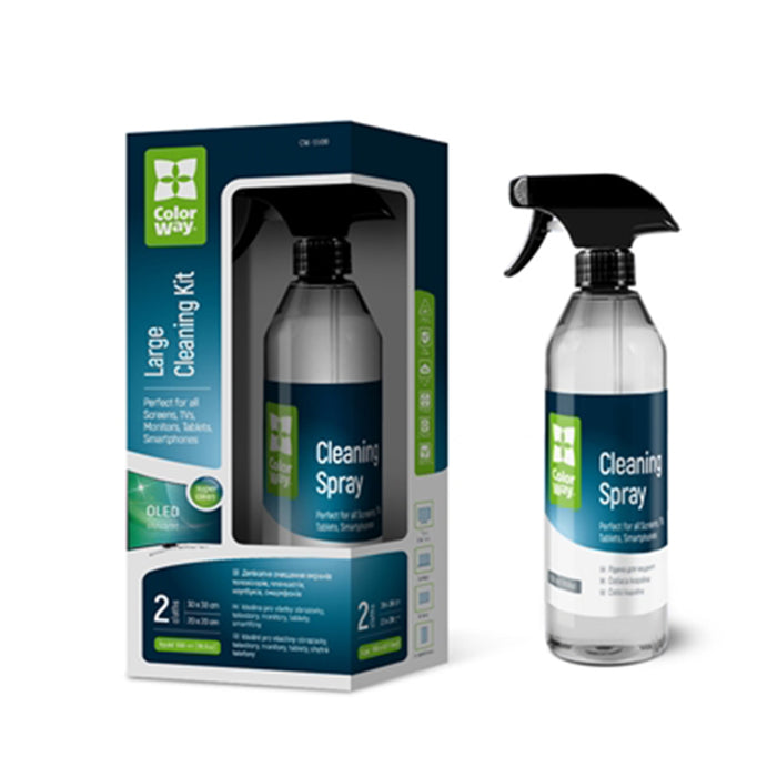 ColorWay 550ml Electronics Cleaning Kit – Spray + Microfiber & Glass Cloths