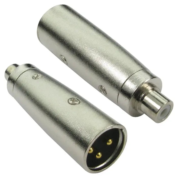 Cables Direct RCA Female to XLR Male Adapter with Gold Pins