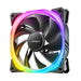 Antec Fusion 120mm ARGB black PWM fan with lighting ring.