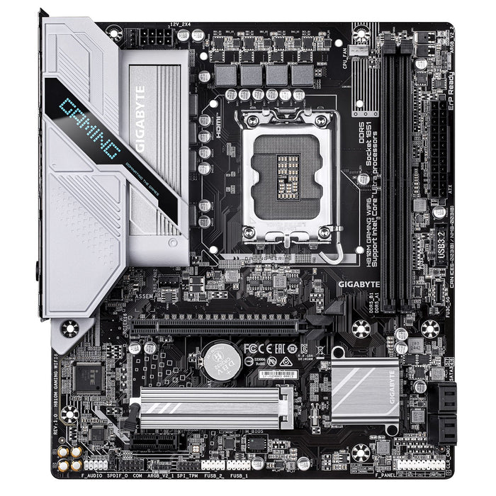 Gigabyte H810M GAMING WIFI6 LGA1851 Micro‑ATX Motherboard – DDR5, Wi‑Fi 6, PCIe 4.0