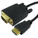 HDMI to VGA adapter cable