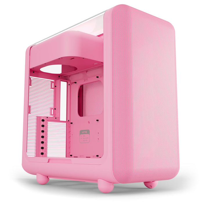 HYTE X50 Strawberry Milk Mid‑Tower Case – High Airflow / E‑ATX
