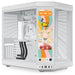 Hyte Y70 Touch Infinite Snow White PC case with 14.9-inch touchscreen.
