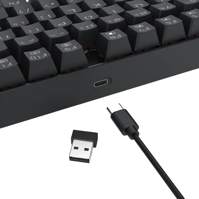 Redragon K552‑KRS Kumara TKL Mechanical RGB Gaming Keyboard