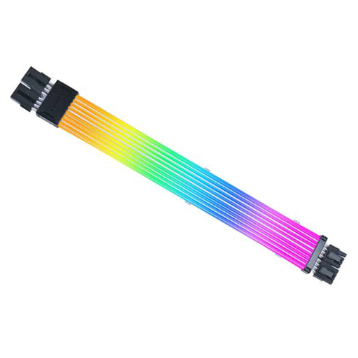 Lian Li STRIMER Wireless ARGB GPU 2×8‑pin extension cable with RGB lighting